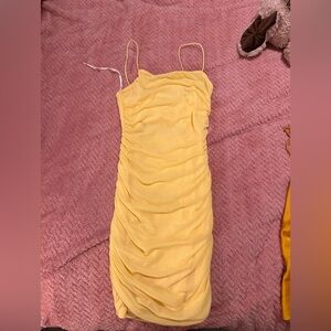 Hello Molly Sunny Yellow Mini Dress